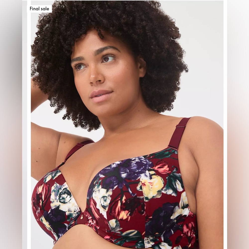 Lane Bryant Cacique Floral Bra